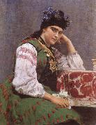 llya Yefimovich Repin Portrait of Sofia Mikhailovna Dragomirova oil painting picture wholesale